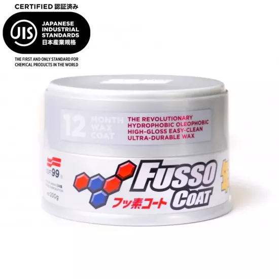 Soft99 Fusso Coat 12 Aylık Wax Açık Renk Avrupa Versiyon 200gr.