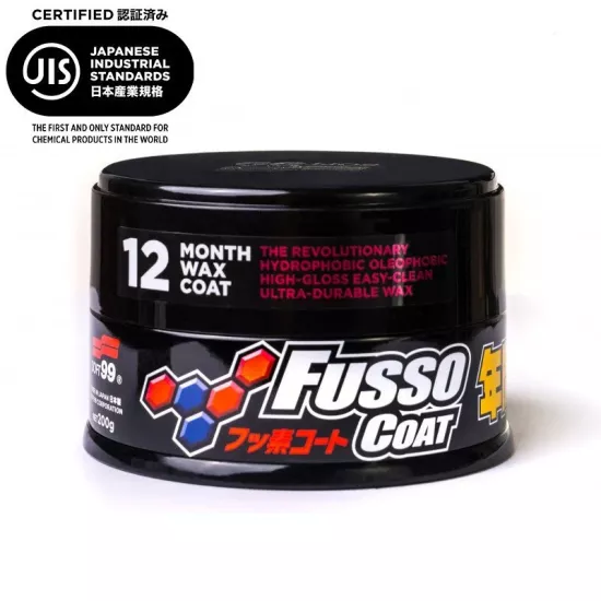 Soft99 Fusso Coat 12 Aylık Wax Koyu Renk Avrupa Versiyon 200gr.