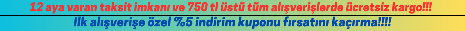 İlk Alışverişde %5 İndirim Kuponu  Kupon Kodu : HOSGELDIN